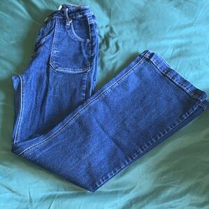 Bootcut high waisted jeans
